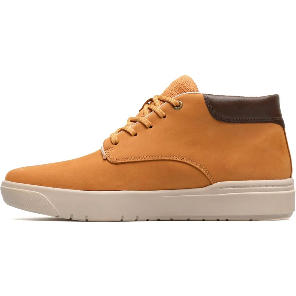 Timberland zapatilla moda hombre Seneca Bay MID LACE UP SNEAKER vista trasera