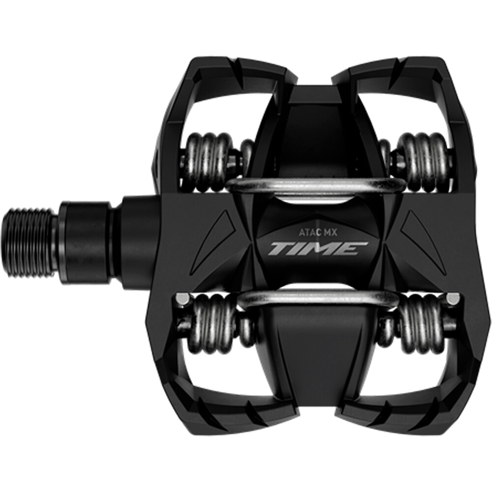 Time pedales automáticos TIME PEDAL MX BLACK (INCLUYE CALAS ATAC EASY) C1 vista frontal