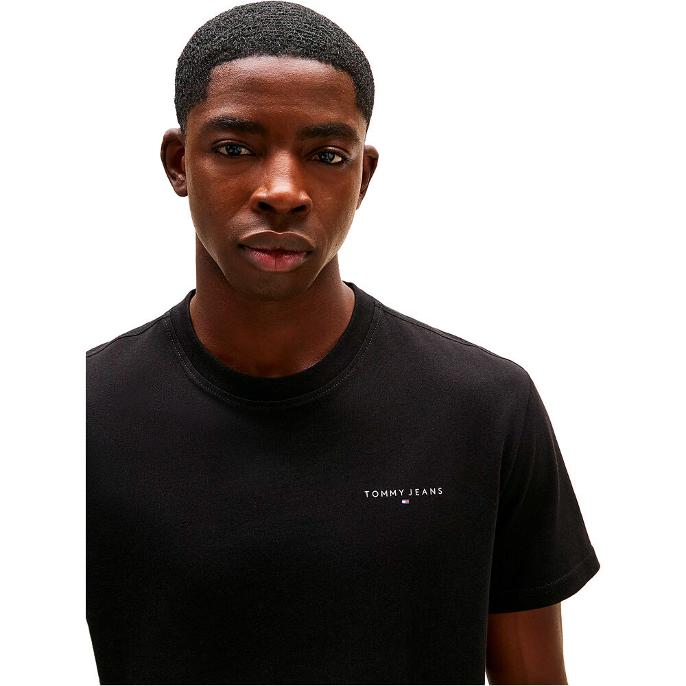 Tommy Hilfiger camiseta manga corta hombre TJM SLIM LINEAR CHEST TEE EXT vista detalle