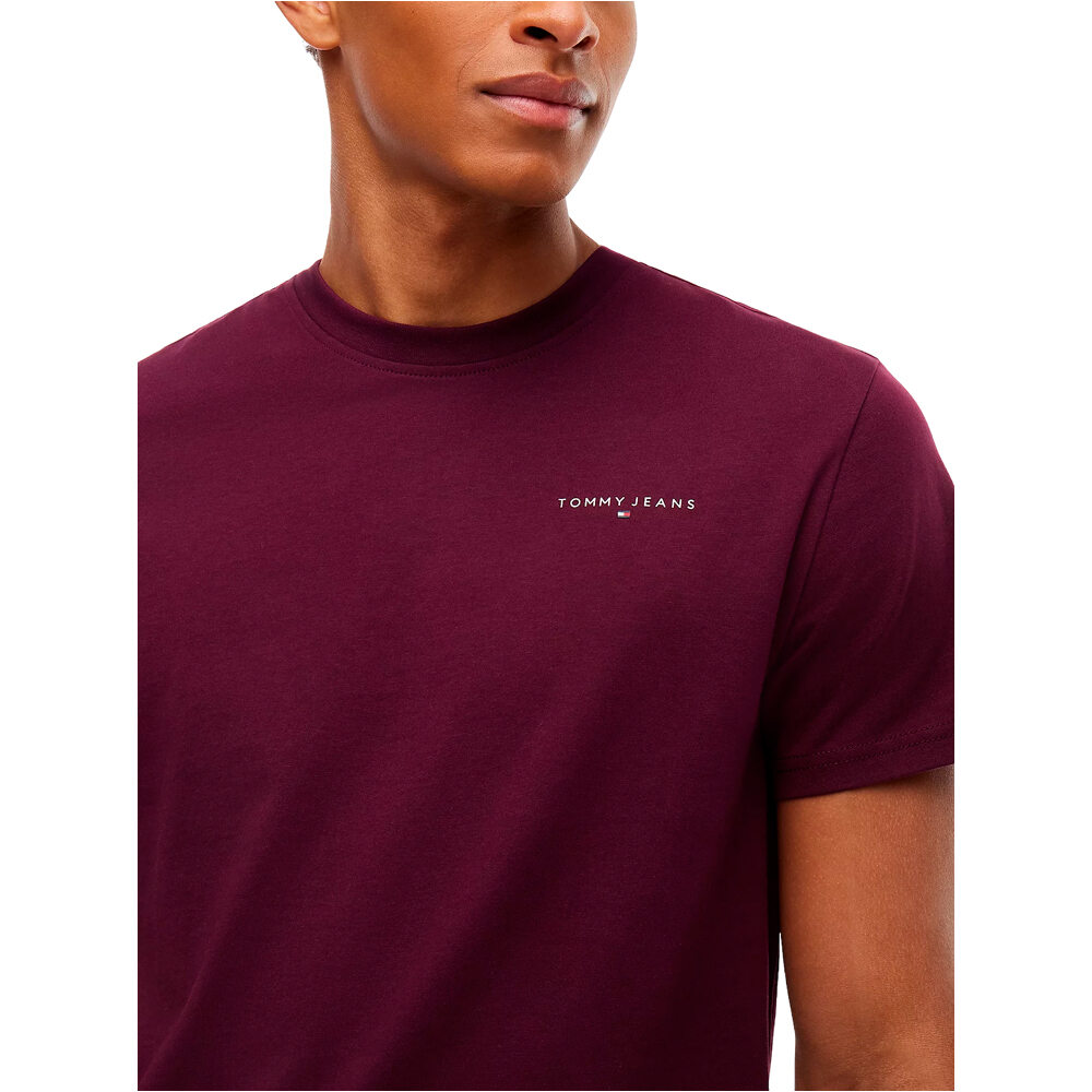 Tommy Hilfiger camiseta manga corta hombre TJM SLIM LINEAR CHEST TEE EXT vista detalle