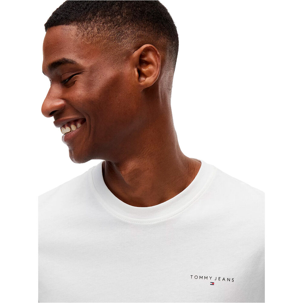 Tommy Hilfiger camiseta manga corta hombre TJM SLIM LINEAR CHEST TEE EXT vista detalle