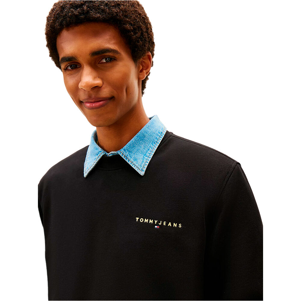Tommy Hilfiger sudadera hombre TJM REG LINEAR CREW EXT vista detalle