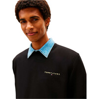 Tommy Hilfiger sudadera hombre TJM REG LINEAR CREW EXT vista detalle