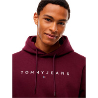 Tommy Hilfiger sudadera hombre TJM REG LINEAR LOGO HOODIE EXT vista detalle