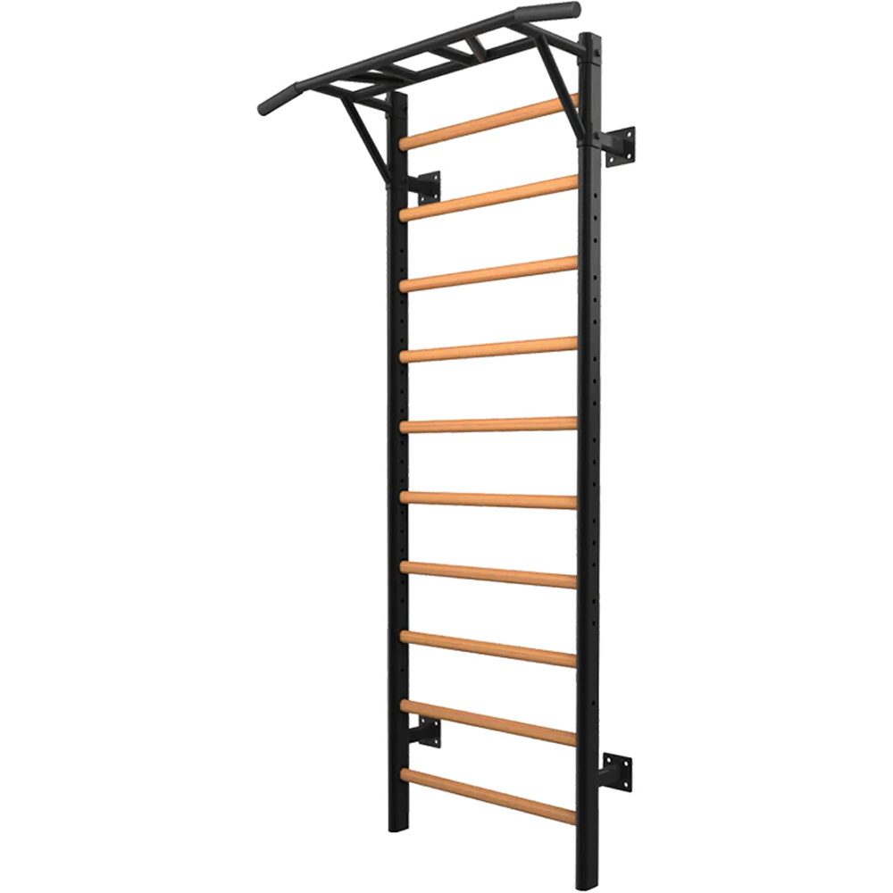 Toorx varios musculación Espaldera con dominadas de madera vista frontal