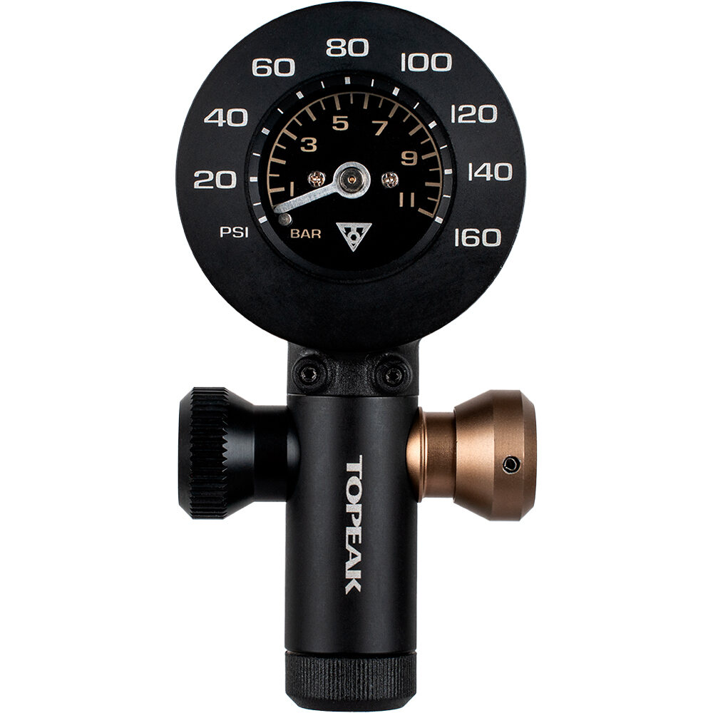Topeak inflador de mano AIRBOOSTER G+ vista frontal