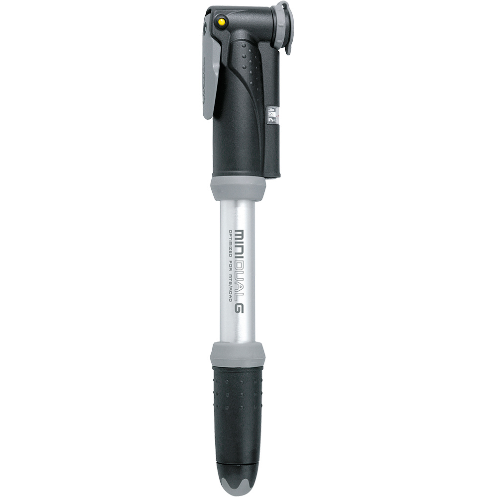 Topeak inflador de mano MINI DUAL G vista frontal