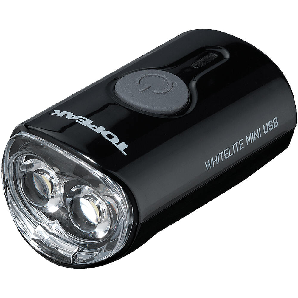 Topeak luz delantera bicicleta WHITELITE MINI USB vista frontal
