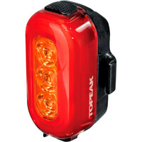 Topeak luz trasera bicicleta TAILUX 100 USB (ROJO & AMBAR) vista frontal