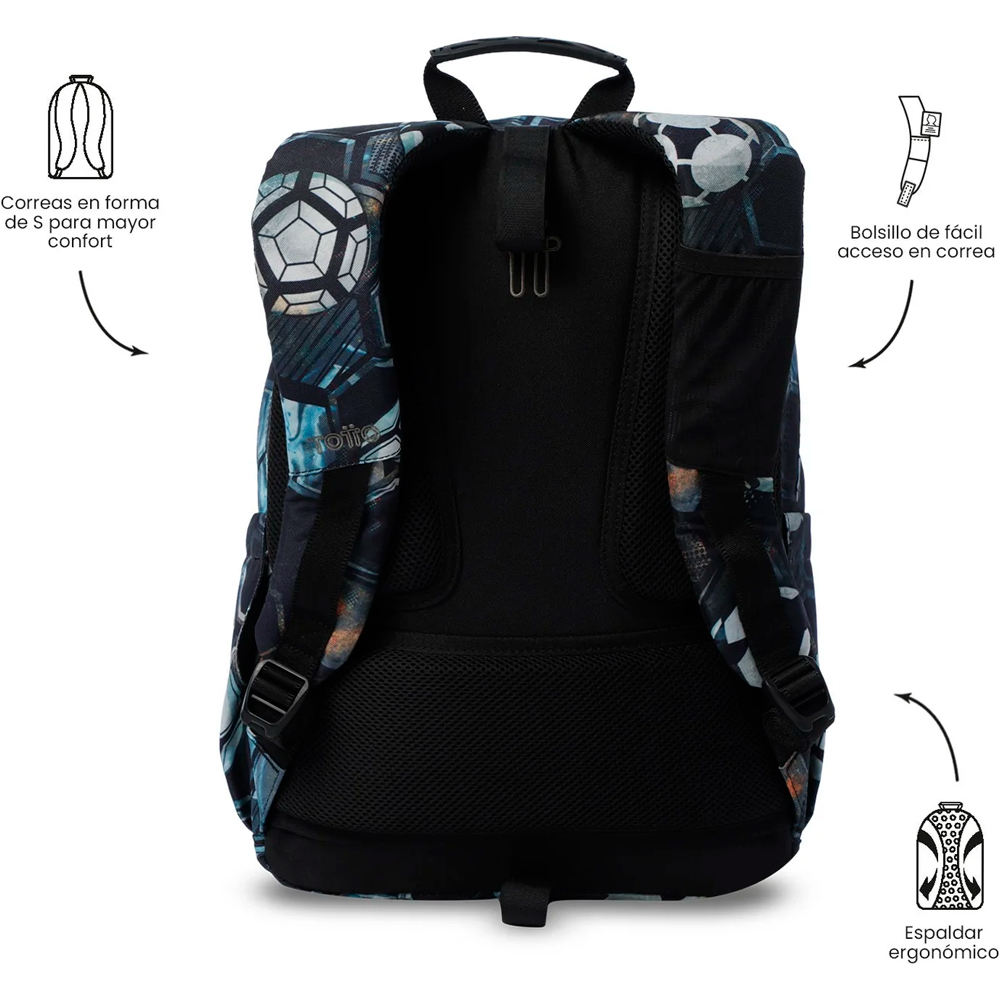 Totto mochila deporte ACUARELES 02