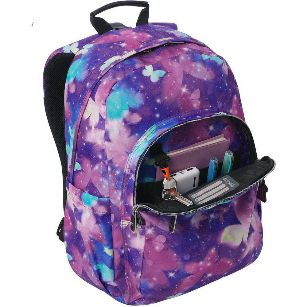Totto mochila deporte ACUARELES GLITTER 04