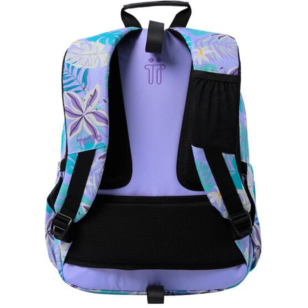 Totto mochila deporte ACUARELES HOJAS 02