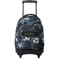Totto mochila deporte RUEDAS BOMPER RENGLONES 01