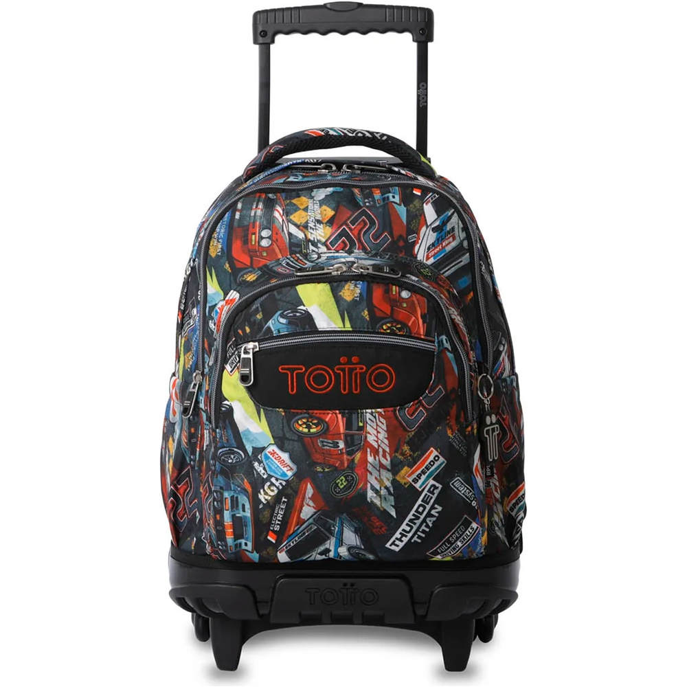 Totto mochila deporte RUEDAS BOMPER RENGLONES 01