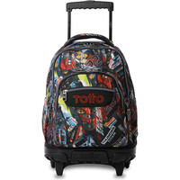 Totto mochila deporte RUEDAS BOMPER RENGLONES 01