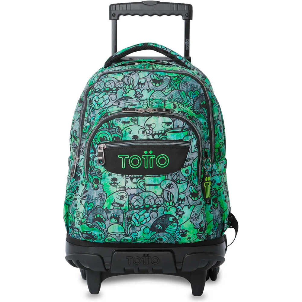 Totto mochila deporte RUEDAS BOMPER RENGLONES 01