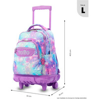 Totto mochila deporte RUEDAS BOMPER RENGLONES 02
