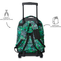 Totto mochila deporte RUEDAS BOMPER RENGLONES 02