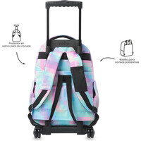 Totto mochila deporte RUEDAS BOMPER RENGLONES 02