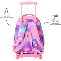 Totto mochila deporte RUEDAS BOMPER RENGLONES 03