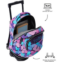 Totto mochila deporte RUEDAS REMOV TIZA 05