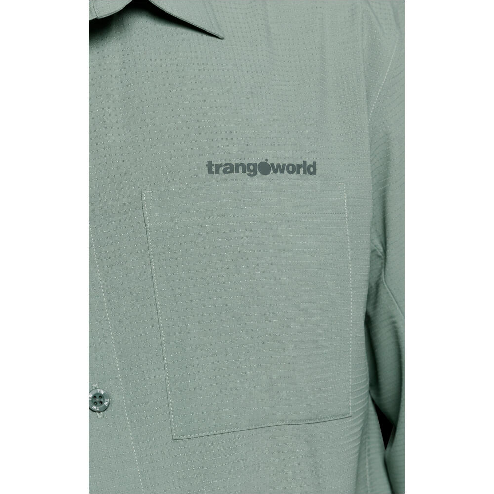 Trango camisa montaña manga corta hombre CAMISA EDAM vista detalle