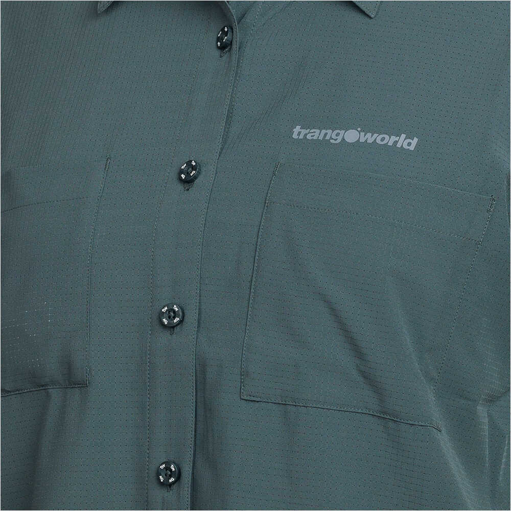 Trango camisa montaña manga corta mujer CAMISA LORIGA vista detalle