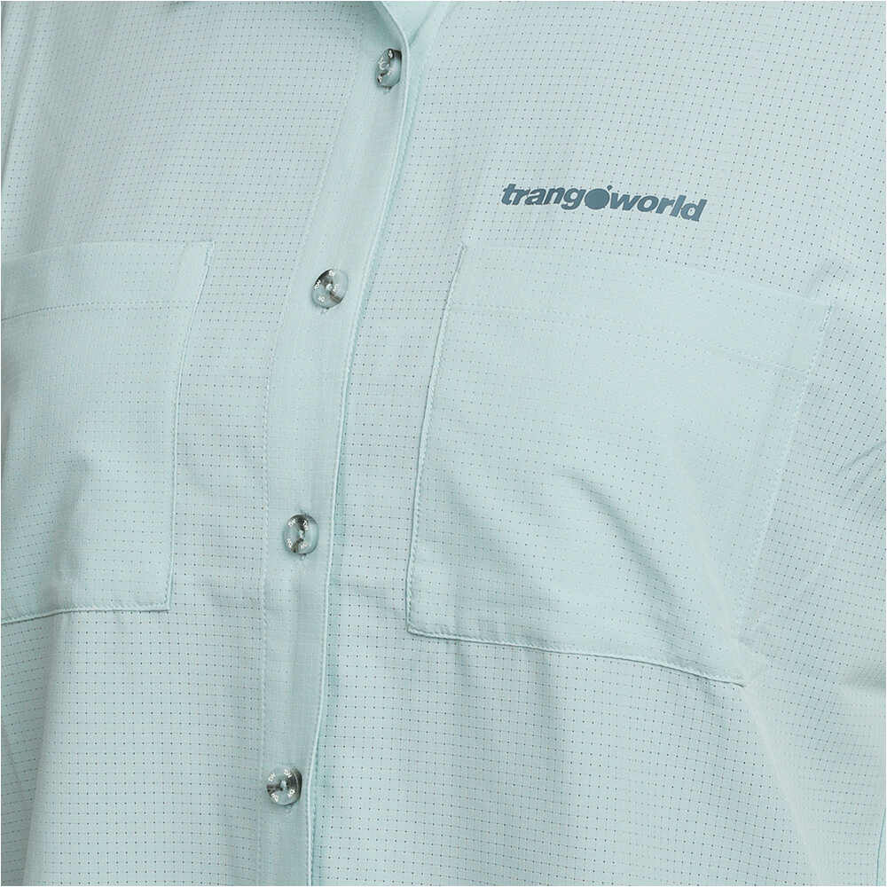 Trango camisa montaña manga corta mujer CAMISA LORIGA vista detalle