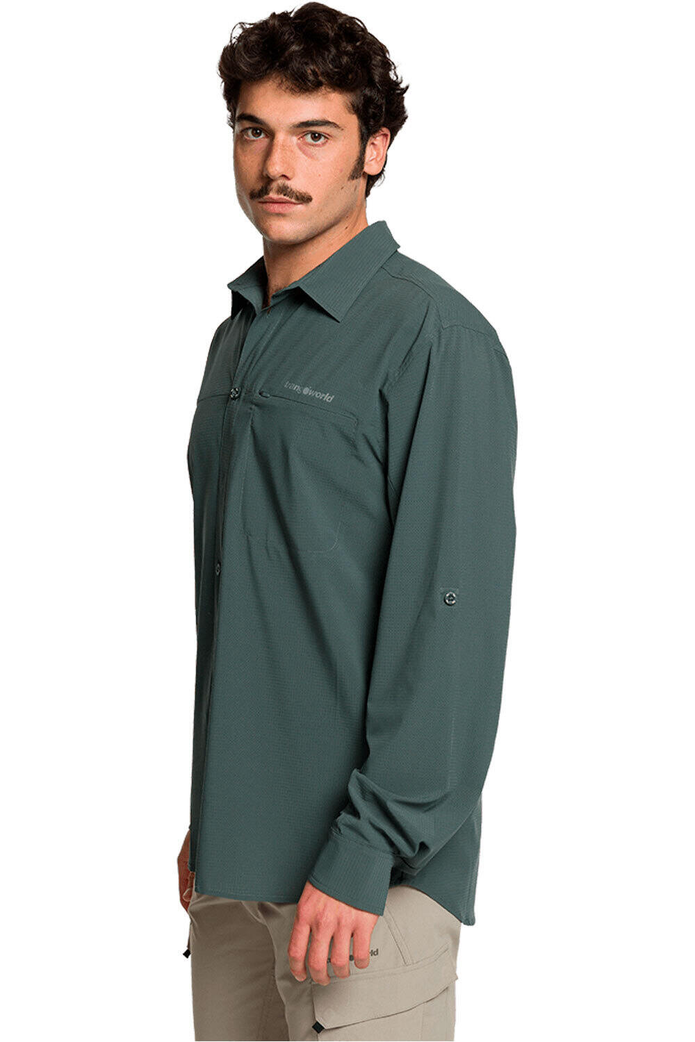 Trango camisa montaña manga larga hombre CAMISA VIGNEMALE DF vista detalle