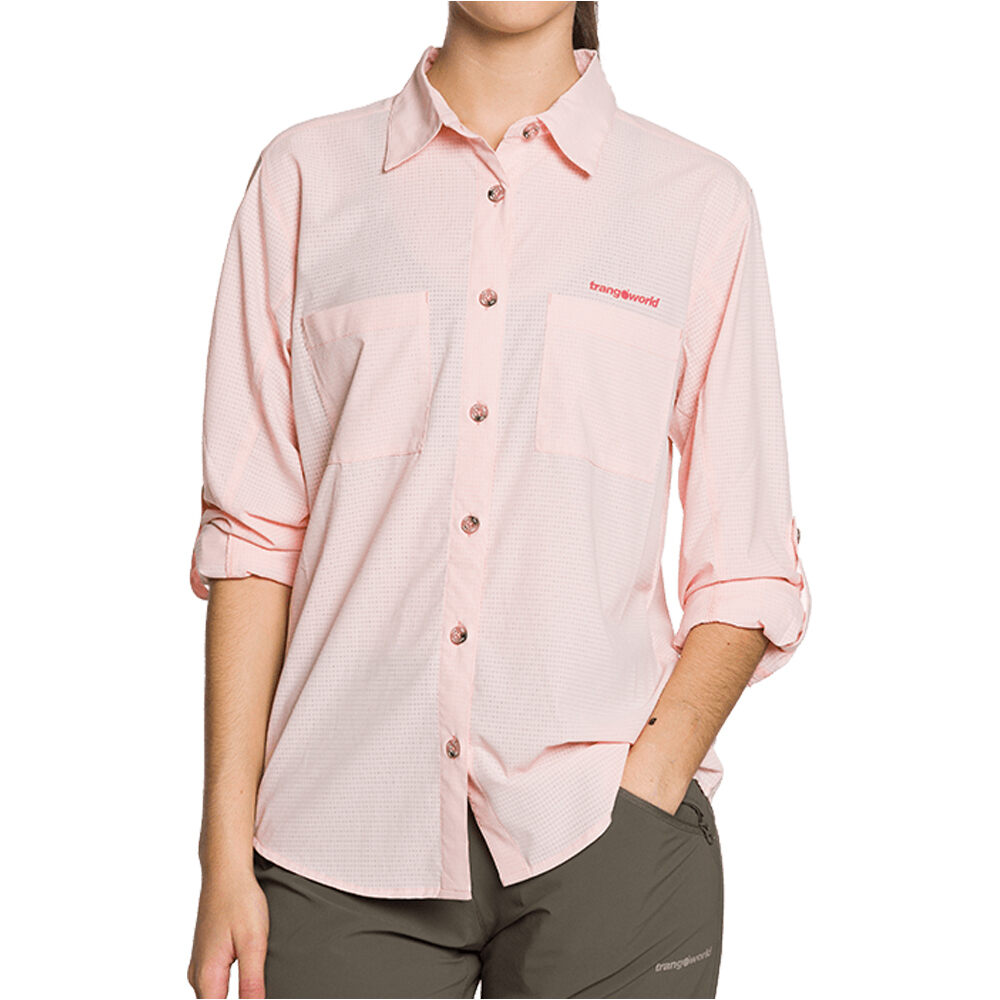 Trango camisa montaña manga larga mujer CAMISA ARDONES DF vista frontal