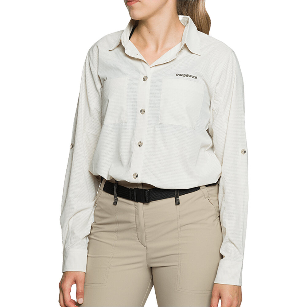 Trango camisa montaña manga larga mujer CAMISA ARDONES DF vista frontal