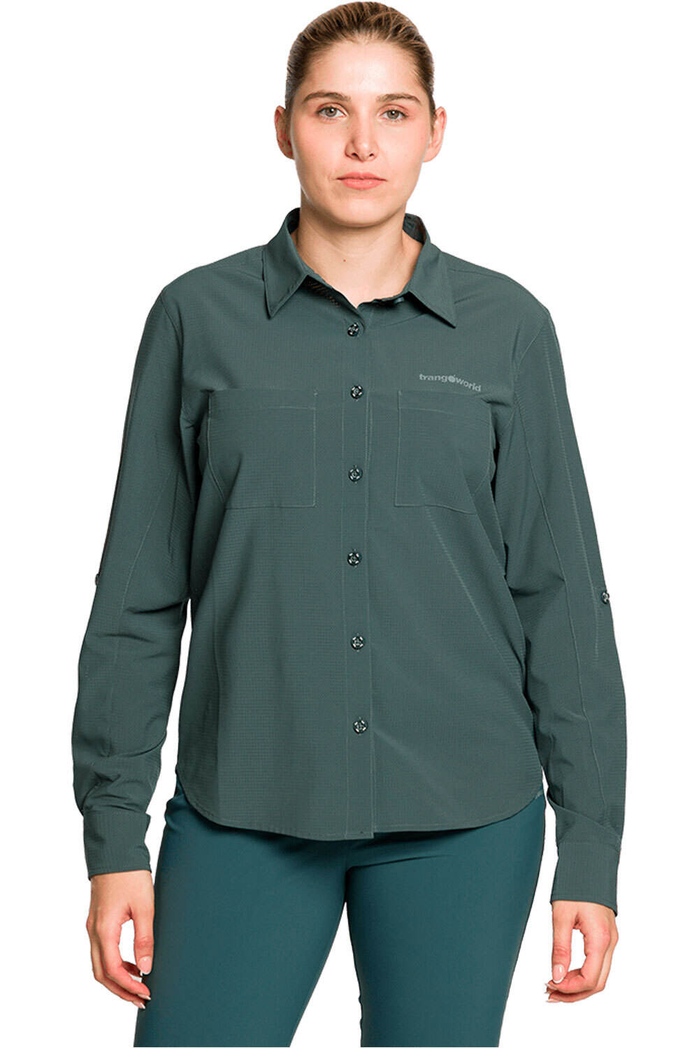 Trango camisa montaña manga larga mujer CAMISA ARDONES DF vista frontal