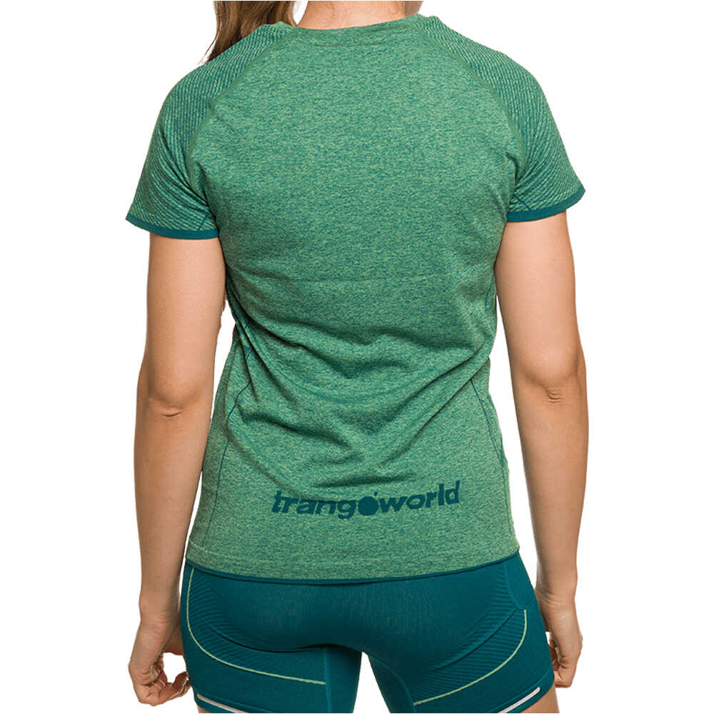 Trango camiseta entrenamiento manga corta mujer CAMISETA VISKER vista trasera