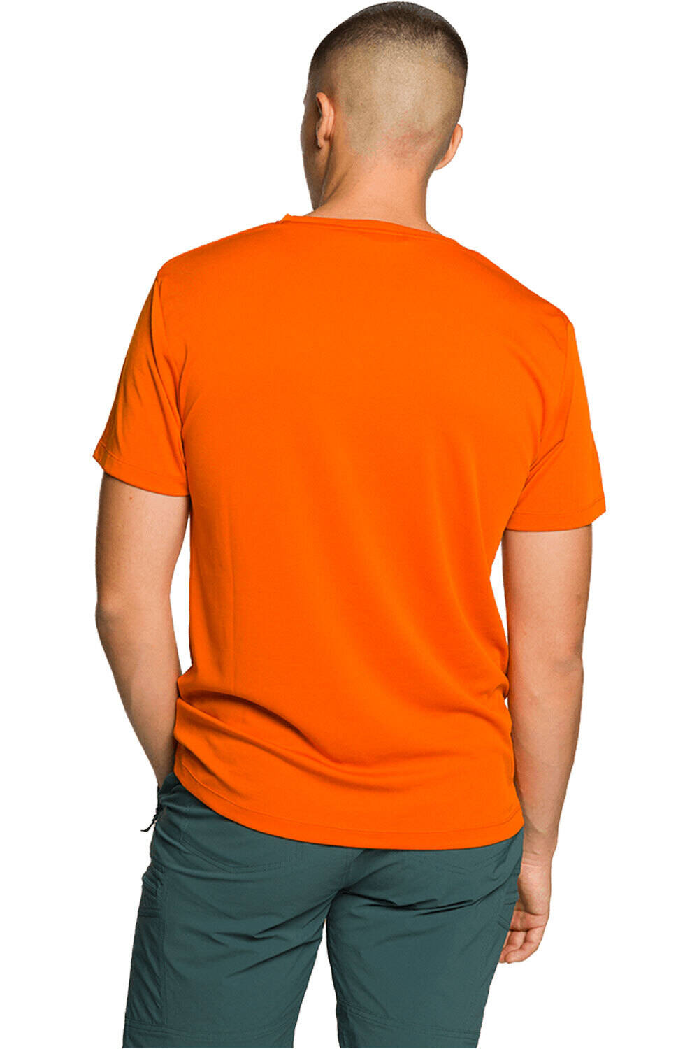 Trango camiseta montaña manga corta hombre CAMISETA ADIGO vista trasera