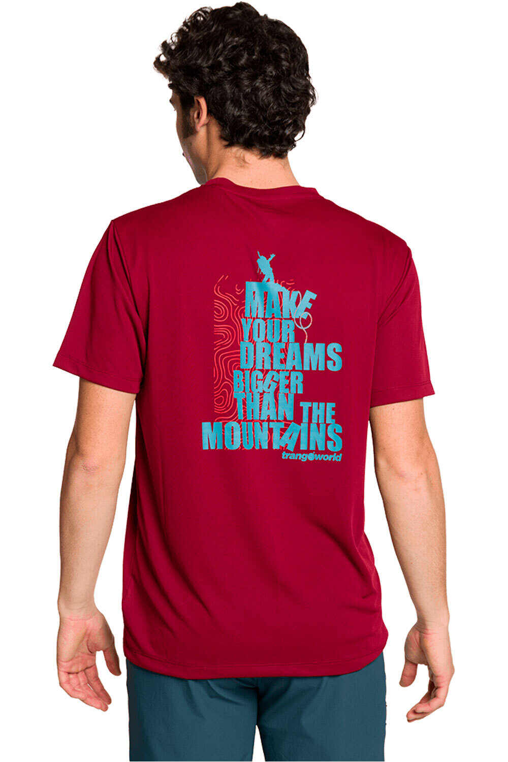 Trango camiseta montaña manga corta hombre CAMISETA KEILOR vista trasera