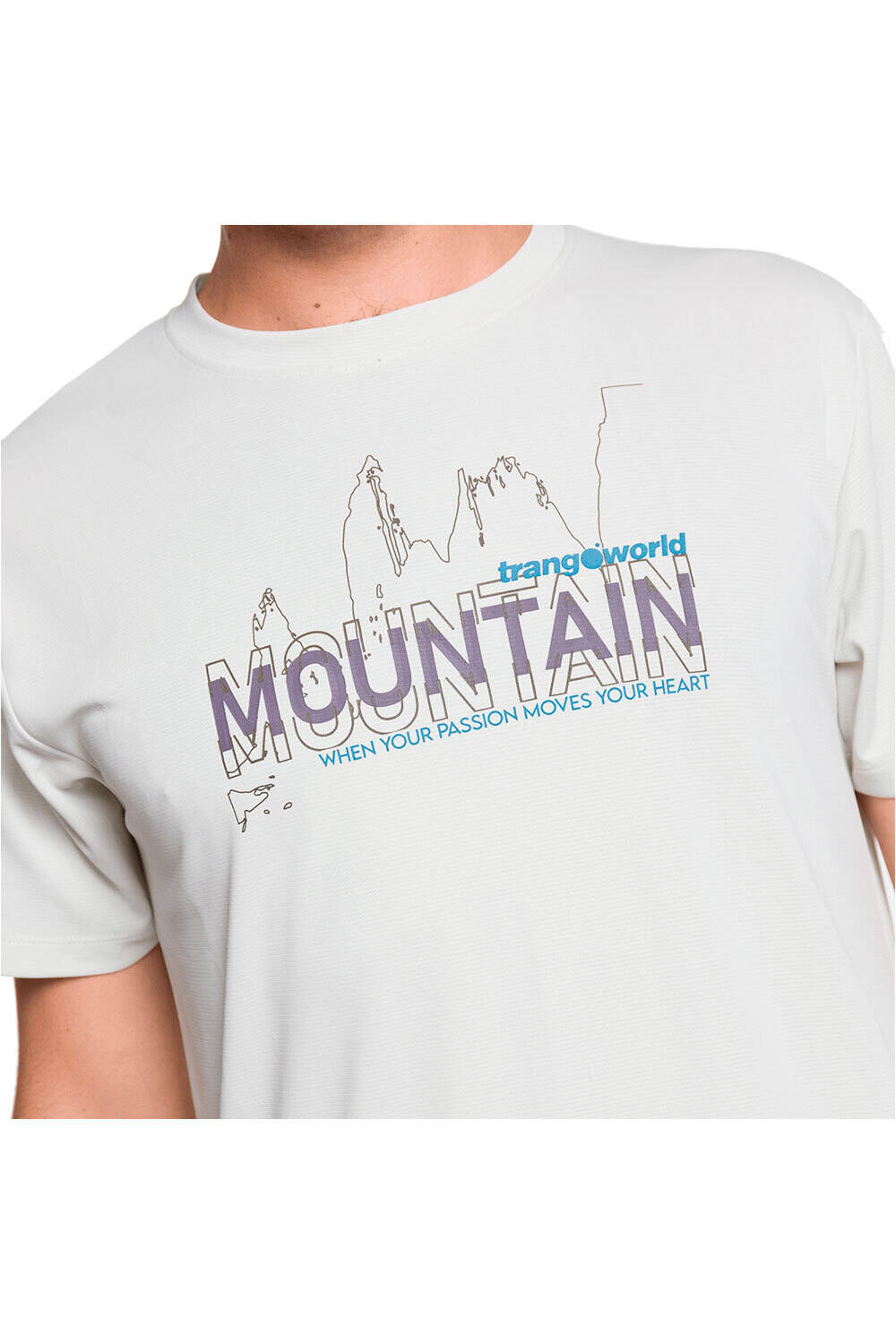 Trango camiseta montaña manga corta hombre CAMISETA TRANGOM vista detalle