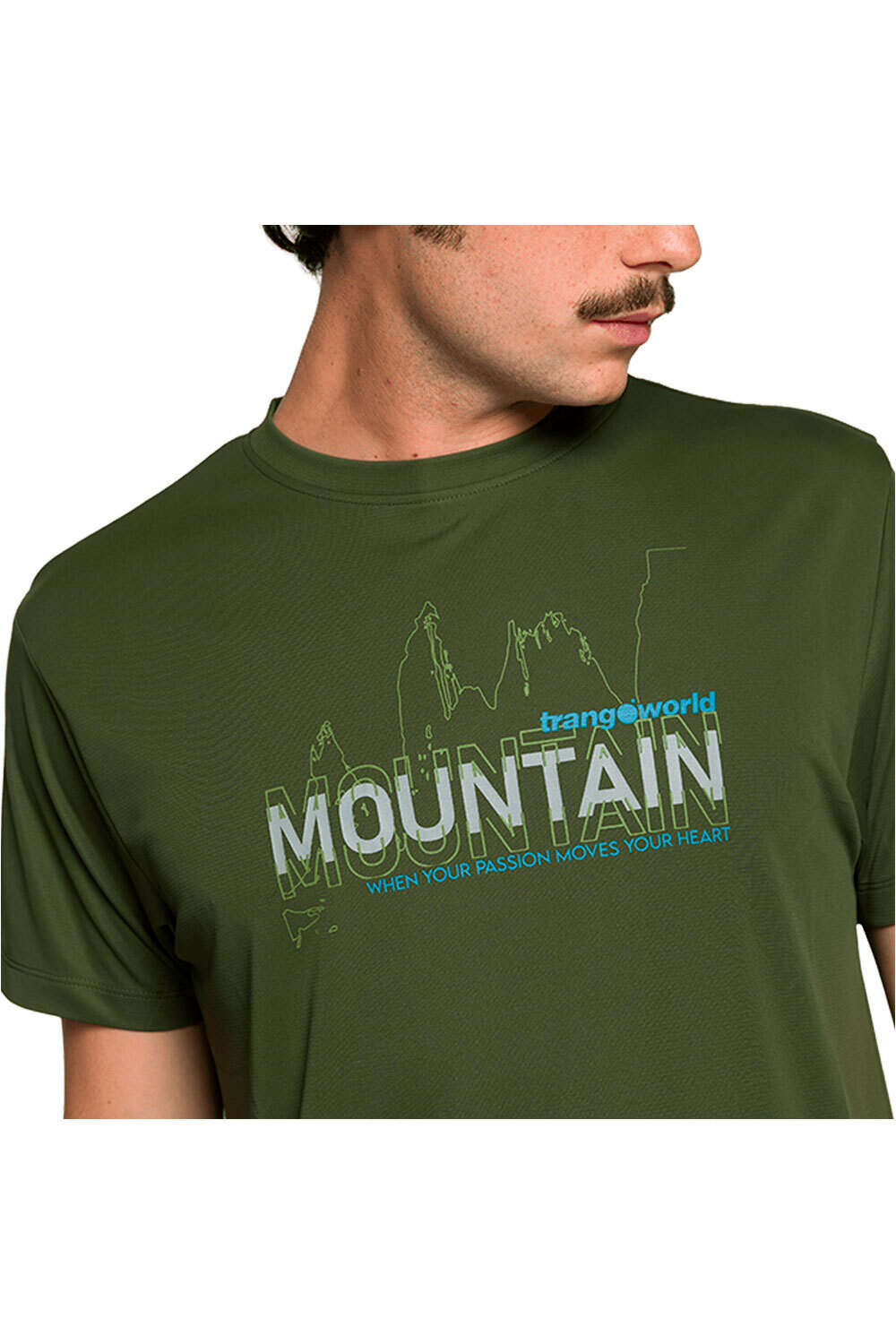 Trango camiseta montaña manga corta hombre CAMISETA TRANGOM vista detalle