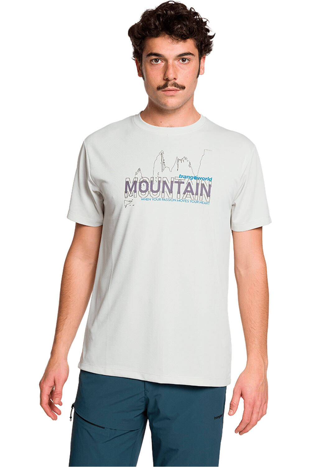 Trango camiseta montaña manga corta hombre CAMISETA TRANGOM vista frontal