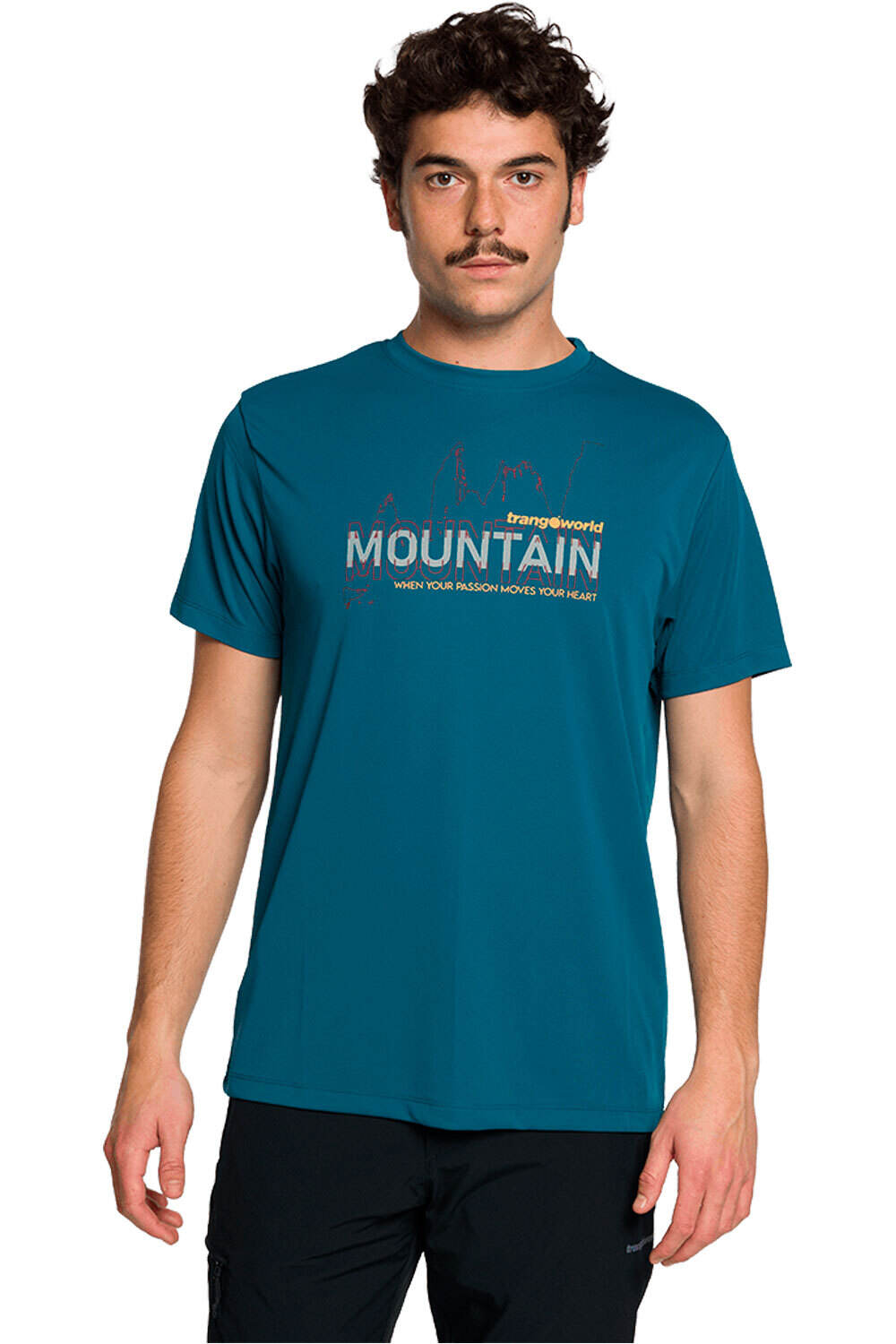 Trango camiseta montaña manga corta hombre CAMISETA TRANGOM vista frontal