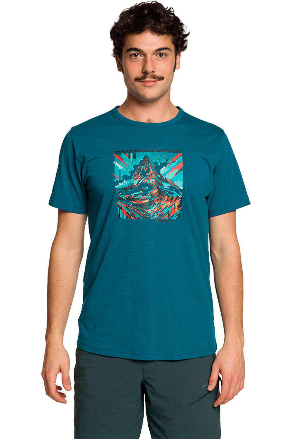 Trango camiseta montaña manga corta hombre CAMISETA WARNICK vista frontal