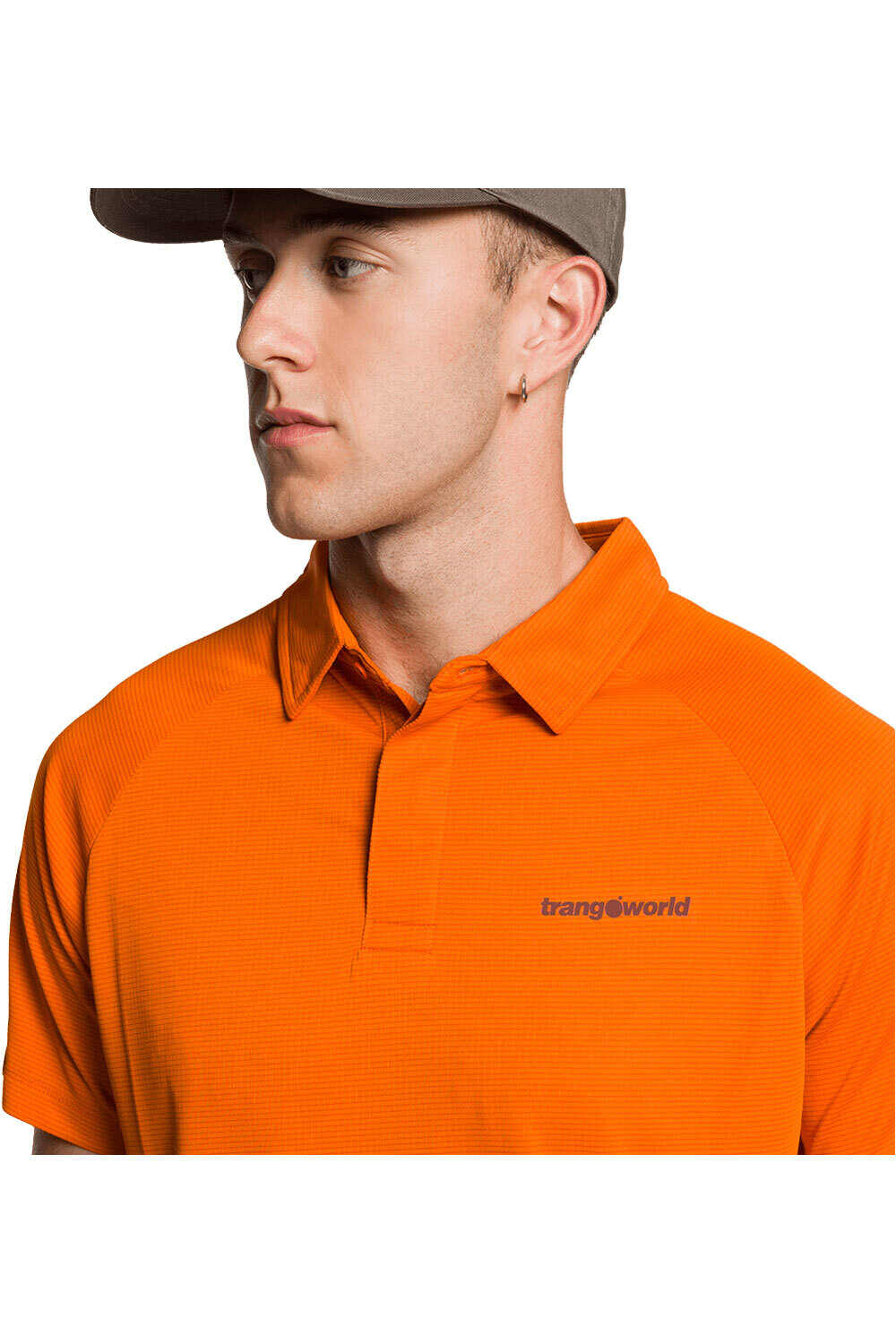 Trango camiseta montaña manga corta hombre POLO BONETE vista trasera