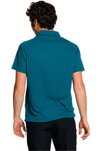 Trango camiseta montaña manga corta hombre POLO BONETE vista trasera