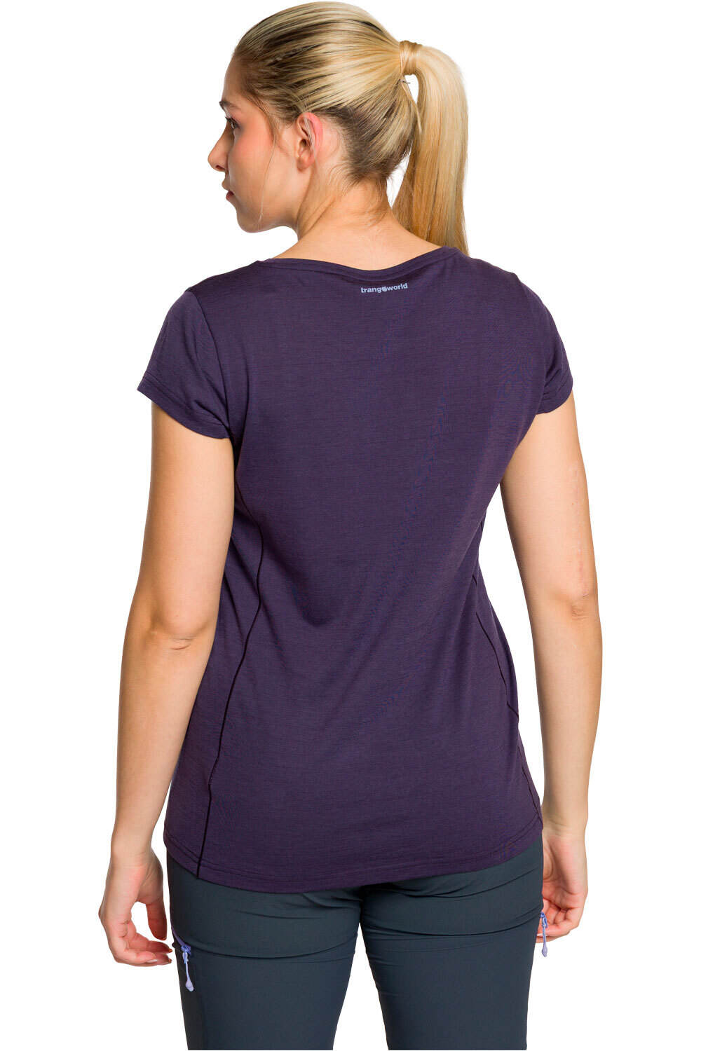 Trango camiseta montaña manga corta mujer CAMISETA BIELLA vista trasera