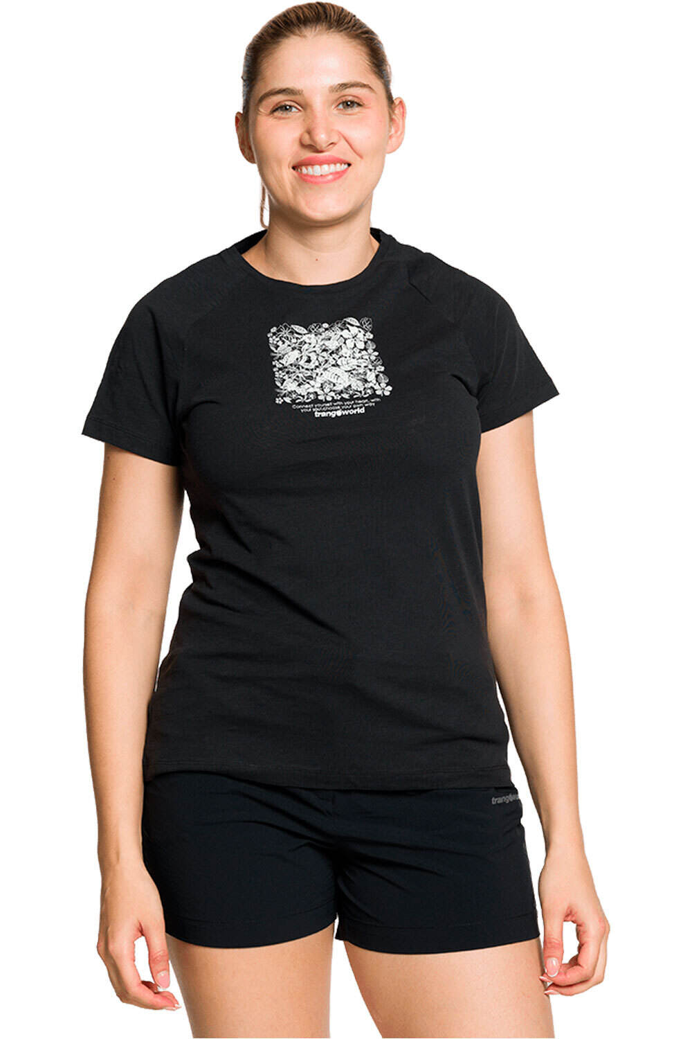 Trango camiseta montaña manga corta mujer CAMISETA COBDEN vista frontal