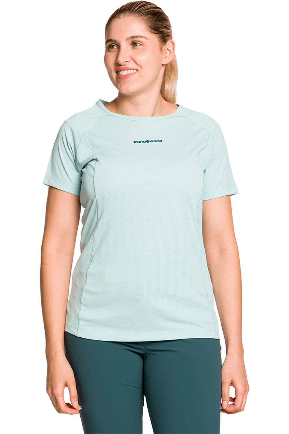 Trango camiseta montaña manga corta mujer CAMISETA DEMBA vista frontal