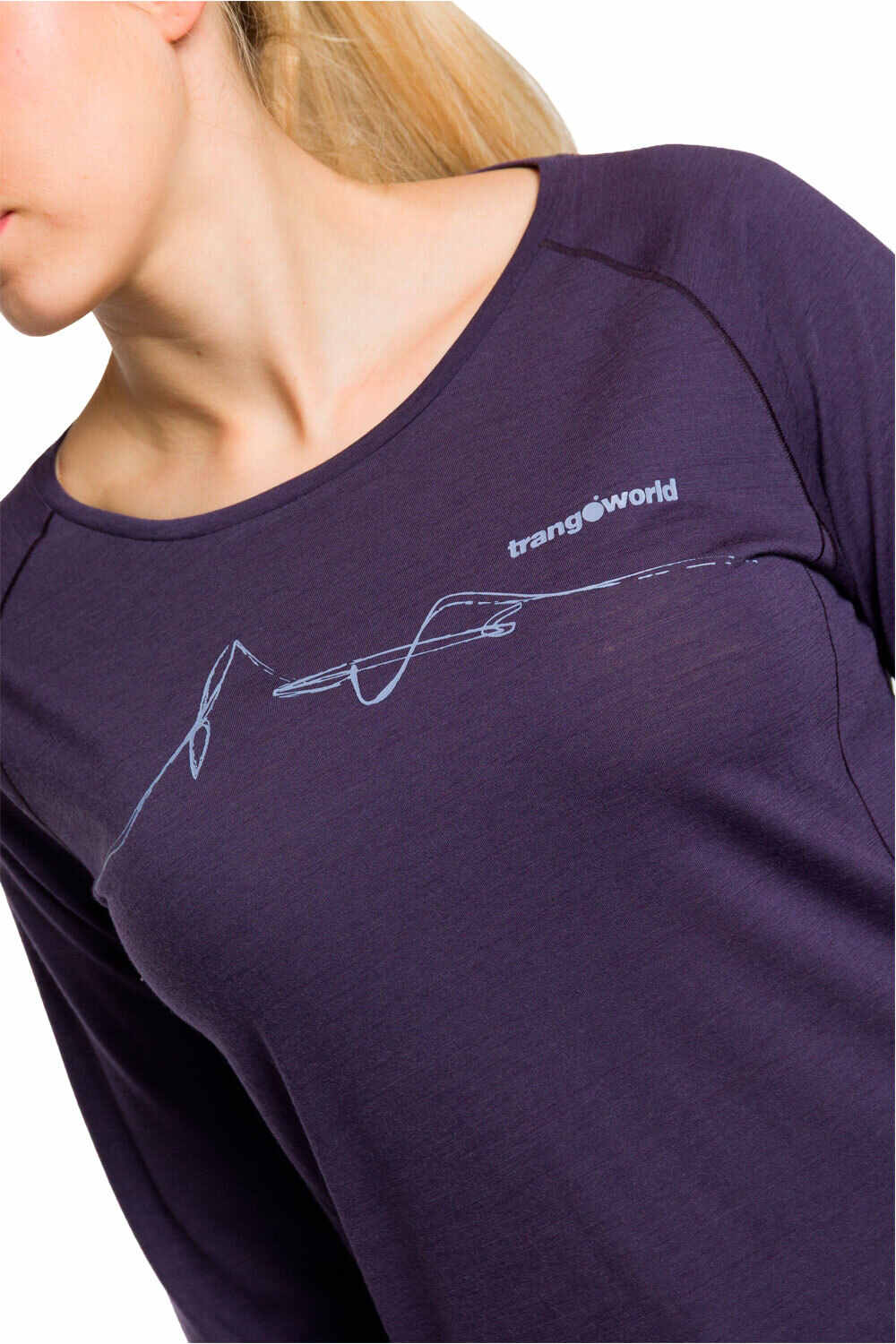 Trango camiseta montaña manga corta mujer CAMISETA MERU vista detalle