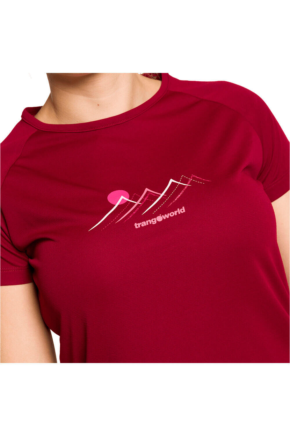 Trango camiseta montaña manga corta mujer CAMISETA MUDGEE vista detalle