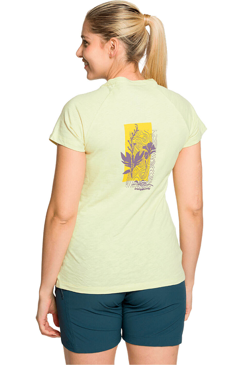 Trango camiseta montaña manga corta mujer CAMISETA WAKOOL vista trasera