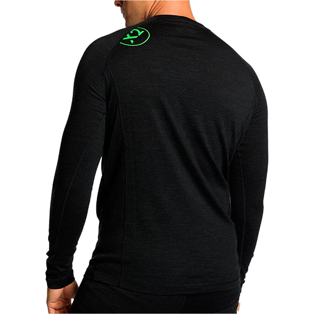 Trango camiseta térmica manga larga hombre PULLOVER INTERIOR TRX2 WOOL EVO vista trasera