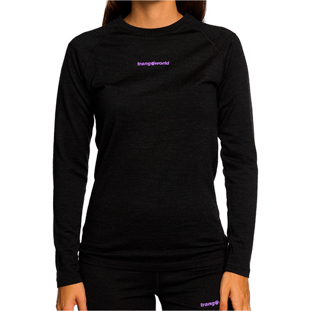 Trango camiseta térmica manga larga mujer CAMISETA INTERIOR TRX2 WOOL WM EVO vista frontal